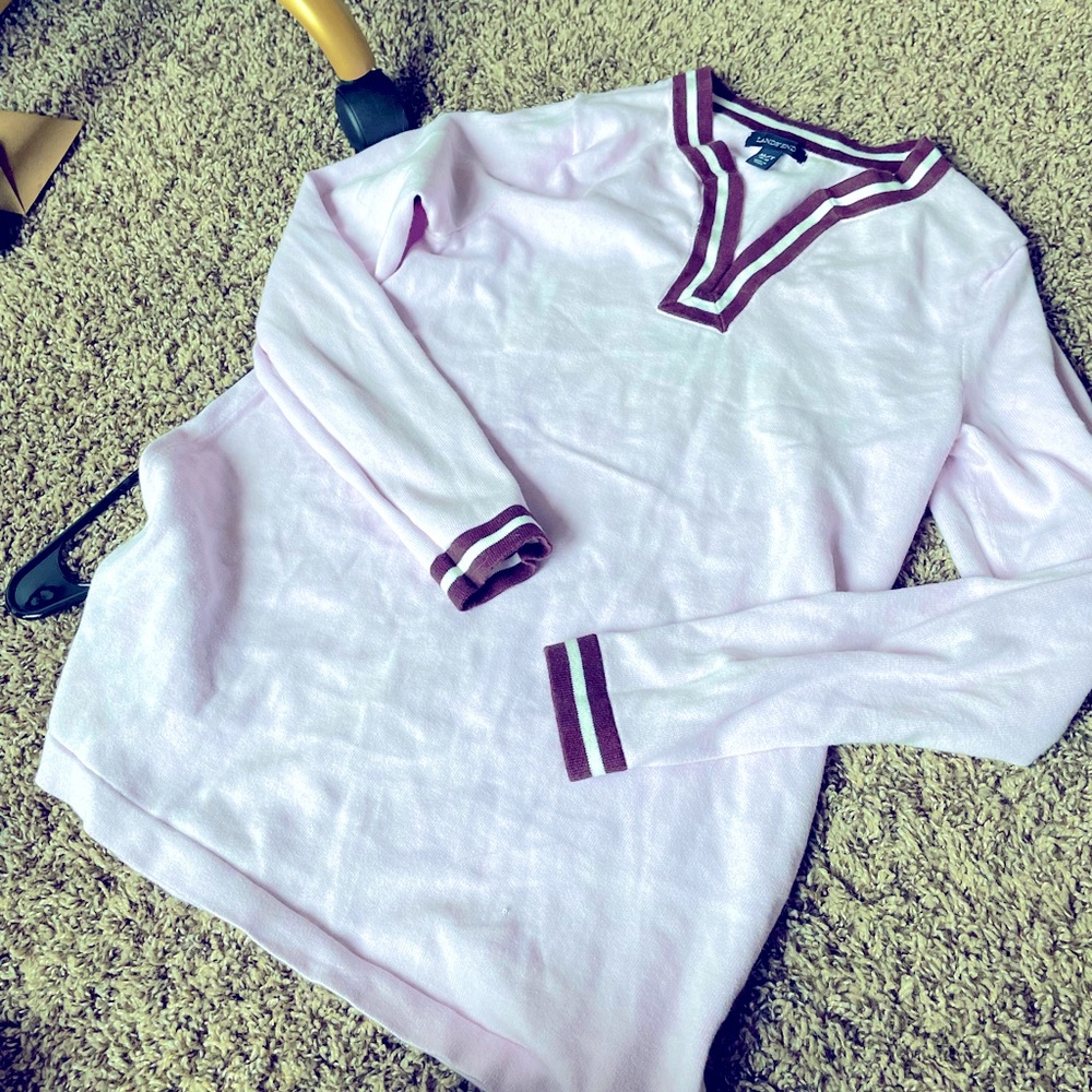 Lands end size medium purple long sleeve sweater